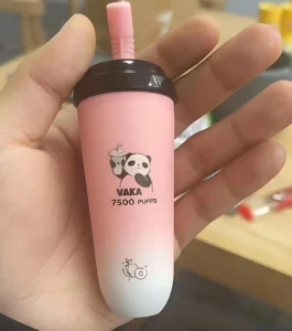VAKA 奶茶杯 7500口拋棄式電子煙|15ml 巨量續航【台灣現貨】免運(图1)
